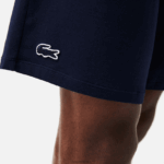 Lacoste תחתוני בוקסר ארוכים עם פסים DZ4D0D1376 כחול כהה 166 גברים - Image 6