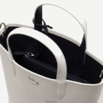 Lacoste תיק בד מצופה אנה הפיך DZ4D0D2780 Farine blue nuit l44 נשים - Image 3