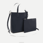 Lacoste תיק בד מצופה אנה הפיך DZ4D0D2780 Farine blue nuit l44 נשים - Image 5