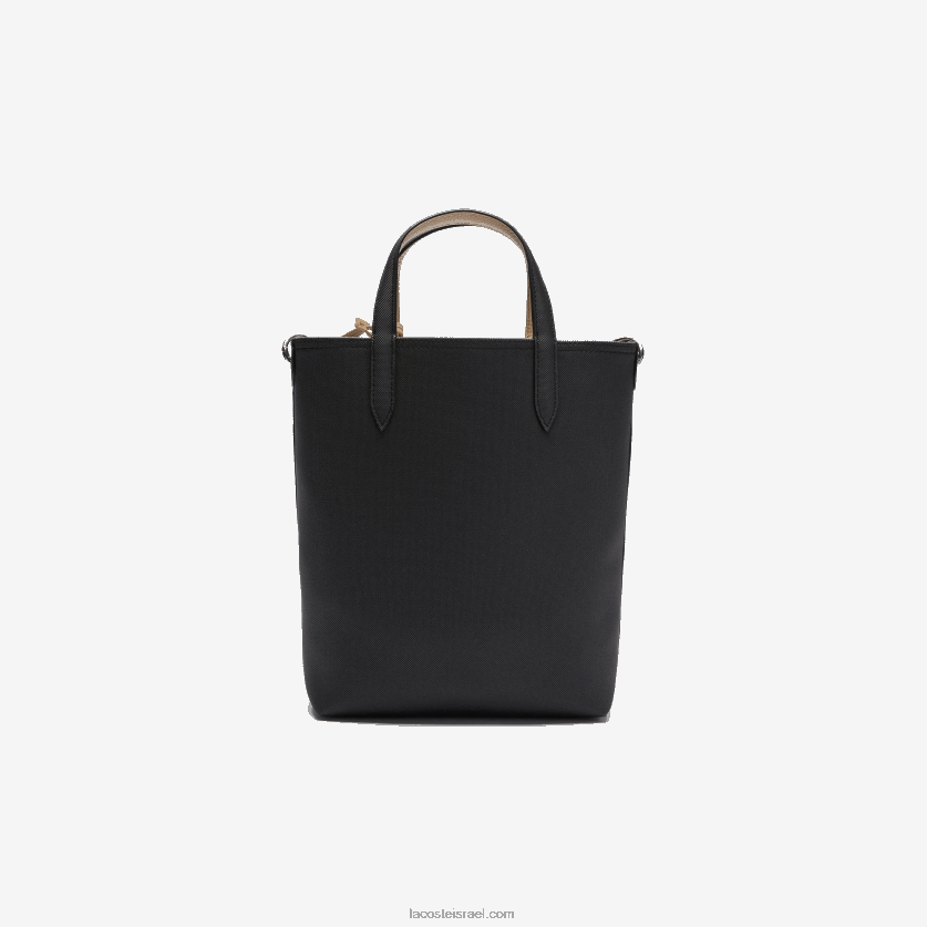 Lacoste תיק בד מצופה אנה הפיך DZ4D0D2830 noir krema a91 נשים - Image 4
