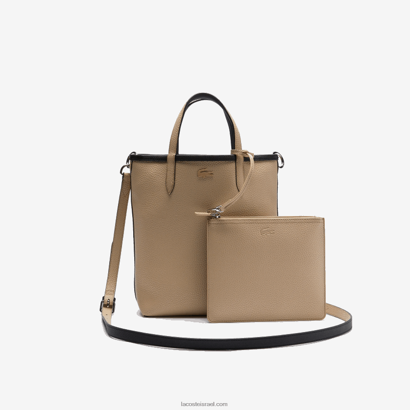 Lacoste תיק בד מצופה אנה הפיך DZ4D0D2830 noir krema a91 נשים - Image 7