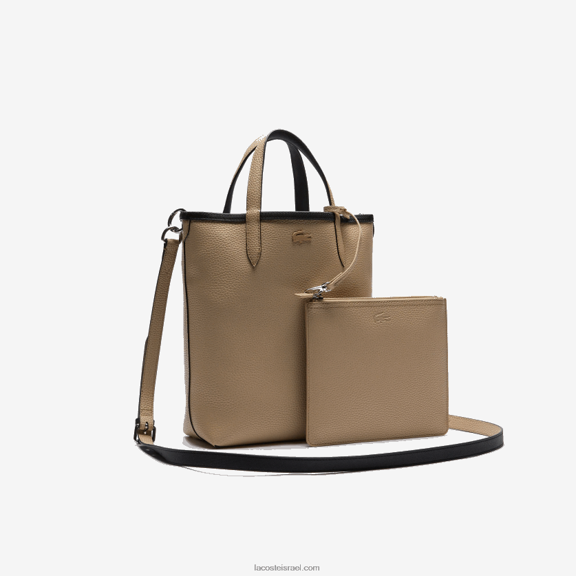 Lacoste תיק בד מצופה אנה הפיך DZ4D0D2830 noir krema a91 נשים - Image 9