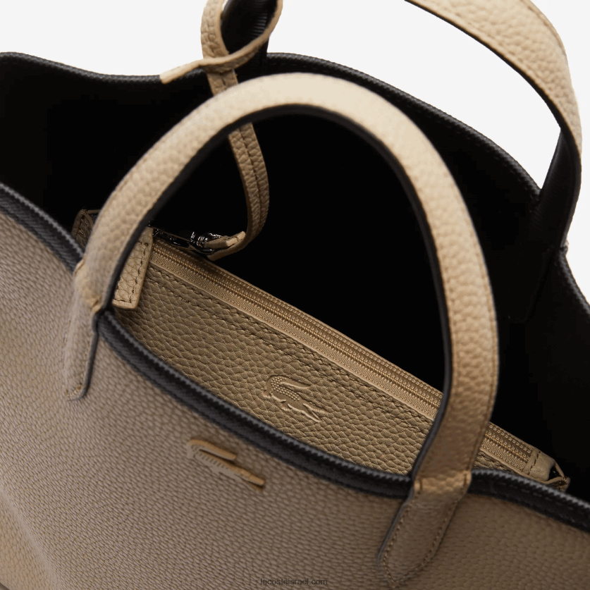 Lacoste תיק בד מצופה אנה הפיך DZ4D0D2830 noir krema a91 נשים - Image 10