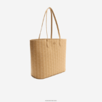Lacoste תיק בהדפס מונוגרמה DZ4D0D2786 viennois בז 'l01 נשים - Image 3