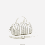 Lacoste תיק בוסטון בהדפס מונוגרמה DZ4D0D2878 Farine sinople f89 נשים - Image 5