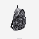 Lacoste תיק גב בהדפס לוגו neocroc DZ4D0D1942 מונו נואר בלאן l57 גברים - Image 4
