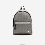 Lacoste תיק גב בהדפס מונוגרמה רפלקטיבי DZ4D0D2073 מונוגרמה gris chine l23 גברים