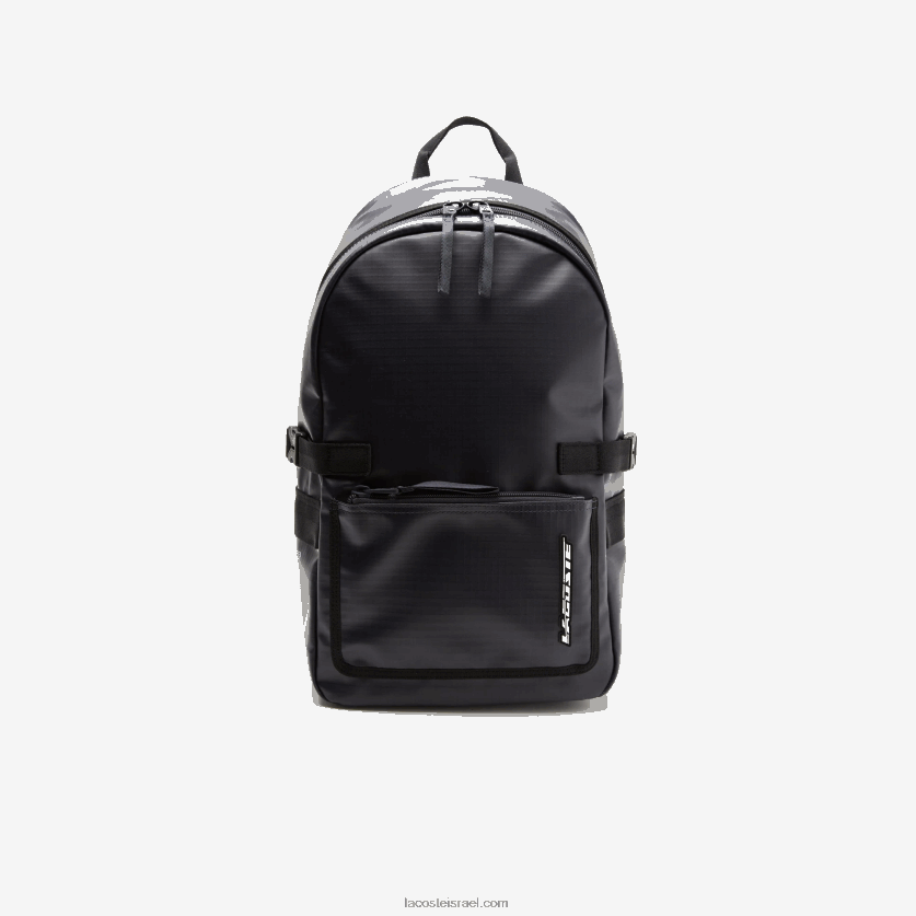 Lacoste תיק גב למותג ניגודי DZ4D0D1978 bleu nuit noir m20 גברים - Image 1