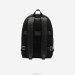 Lacoste תיק גב מעור תפור מאט שאנטאקו DZ4D0D2022 שחור 000 גברים - Image 3