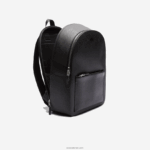 Lacoste תיק גב מעור תפור מאט שאנטאקו DZ4D0D2022 שחור 000 גברים - Image 5