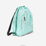 Lacoste תיק גב ניילון מתקפל להקה ממותגת DZ4D0D2056 seringat פלואור לוטוס k10 נשים - Image 2