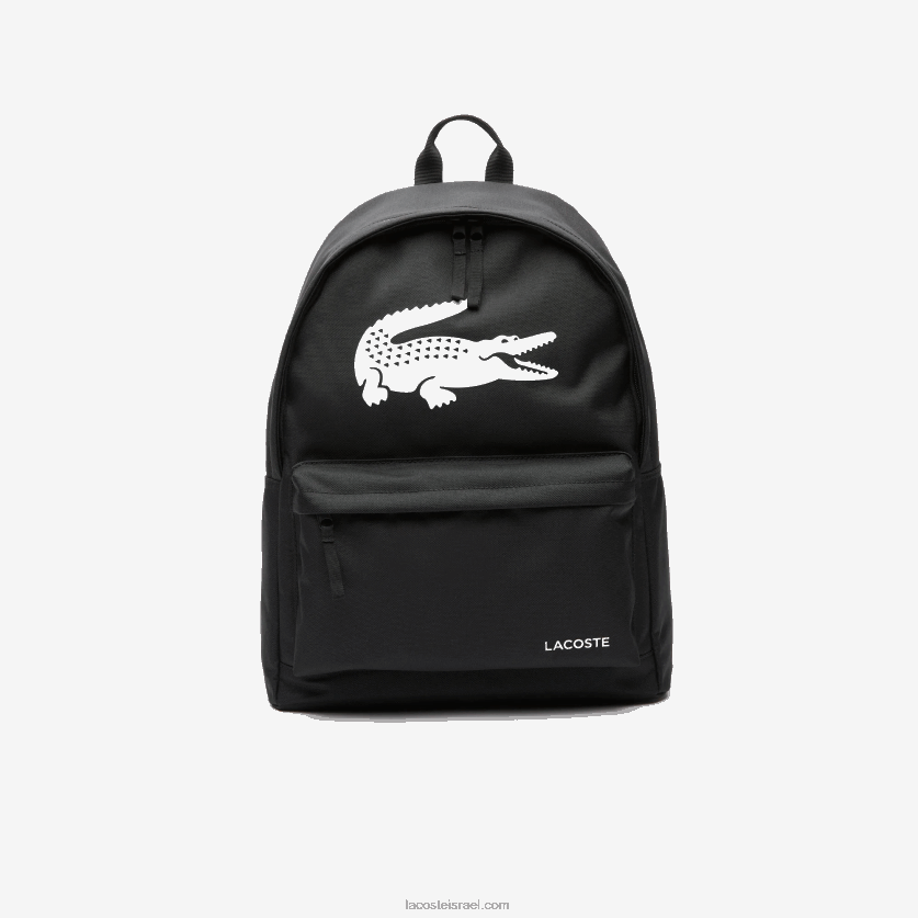 Lacoste תיק גב עם כיס למחשב נייד DZ4D0D2135 שחור 000 גברים - Image 1