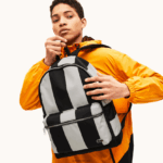 Lacoste תיק גב עם פסים נשלפים חי DZ4D0D2055 נואר בלאן 279 גברים