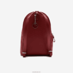 Lacoste תיק גב קנבס מצופה פיקה קלאסי יומי DZ4D0D2845 בורדו c88 נשים - Image 2