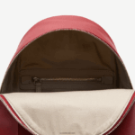 Lacoste תיק גב קנבס מצופה פיקה קלאסי יומי DZ4D0D2845 בורדו c88 נשים - Image 3