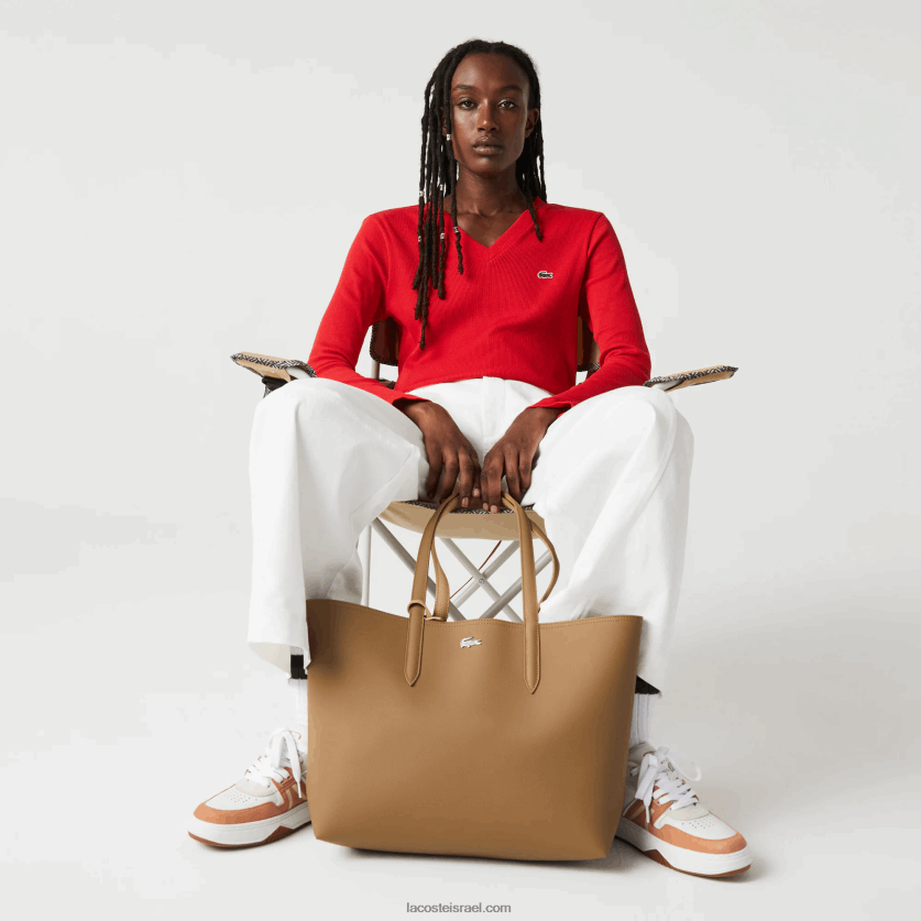 Lacoste תיק דו-צבע הפיך של אנה DZ4D0D2778 וינואי ק60 עלים נשים - Image 1