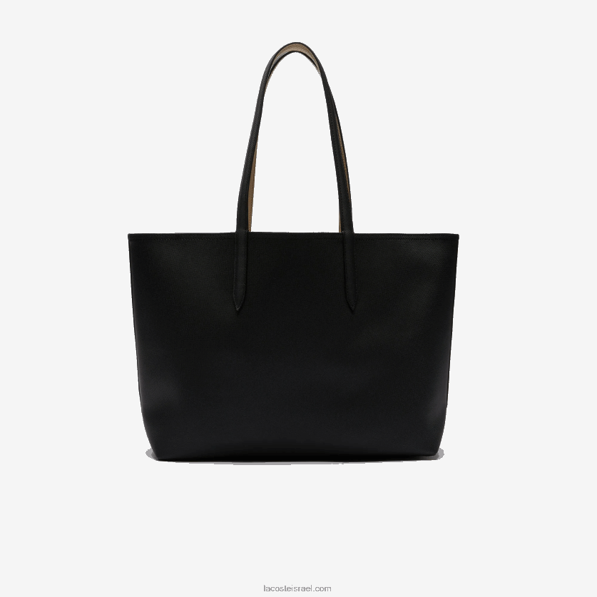 Lacoste תיק דו-צבע הפיך של אנה DZ4D0D2824 noir krema a91 נשים - Image 4