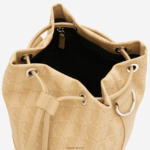 Lacoste תיק דלי בהדפס מונוגרמה DZ4D0D2869 viennois בז 'l01 נשים - Image 4
