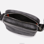 Lacoste תיק הבד האנכי מונוגרמה תערובת DZ4D0D2038 מונוגרמה נואר גרי H45 גברים - Image 5