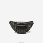 Lacoste תיק החגורה בהדפס מונוגרמה תערובת DZ4D0D1949 מונו נואר גרי אסטרגון l83 גברים