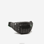 Lacoste תיק החגורה בהדפס מונוגרמה תערובת DZ4D0D1949 מונו נואר גרי אסטרגון l83 גברים - Image 3