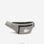 Lacoste תיק חגורת סיבים ממוחזרים DZ4D0D2005 gris chine a39 גברים - Image 2