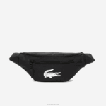 Lacoste תיק חגורת סיבים ממוחזרים DZ4D0D2007 שחור 000 גברים