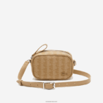 Lacoste תיק חוצה גוף קטן בהדפס מונוגרמה DZ4D0D2794 viennois בז 'l01 נשים