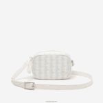 Lacoste תיק חוצה גוף קטן בהדפס מונוגרמה DZ4D0D2795 mono farine panorama l58 נשים