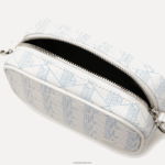 Lacoste תיק חוצה גוף קטן בהדפס מונוגרמה DZ4D0D2795 mono farine panorama l58 נשים - Image 4