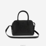 Lacoste תיק ידית עליונה מעור chantaco פיקה DZ4D0D2831 שחור 000 נשים - Image 2