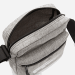 Lacoste תיק כתף מסיבי ממוחזרים DZ4D0D2000 gris chine a39 גברים - Image 4