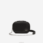 Lacoste תיק כתף מרובע מעור גרגר עליון DZ4D0D2788 שחור 000 נשים