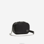 Lacoste תיק כתף מרובע מעור גרגר עליון DZ4D0D2788 שחור 000 נשים - Image 3