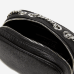 Lacoste תיק כתף מרובע מעור גרגר עליון DZ4D0D2788 שחור 000 נשים - Image 4