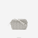 Lacoste תיק מונוגרמה מוצלב עם רוכסן DZ4D0D2856 Farine sinople f89 נשים - Image 2