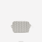 Lacoste תיק מונוגרמה מוצלב עם רוכסן DZ4D0D2856 Farine sinople f89 נשים - Image 3
