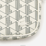 Lacoste תיק מונוגרמה מוצלב עם רוכסן DZ4D0D2856 Farine sinople f89 נשים - Image 6