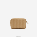 Lacoste תיק מונוגרמה מוצלב עם רוכסן DZ4D0D2857 viennois בז 'l01 נשים - Image 2