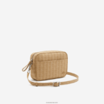 Lacoste תיק מונוגרמה מוצלב עם רוכסן DZ4D0D2857 viennois בז 'l01 נשים - Image 3