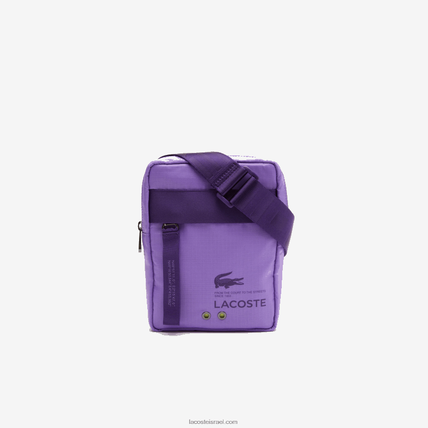 Lacoste תיק מוצלב עם רוכסן אנכי ממותג DZ4D0D2089 samui noir neva k27 נשים - Image 1