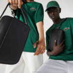 Lacoste תיק מוצלב עם רוכסן בכיס שטוח DZ4D0D2868 שחור 000 נשים