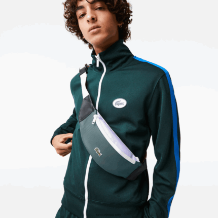 Lacoste תיק מותן באפקט טלאים DZ4D0D2061 נוצות נואר לפוני cyna l19 גברים
