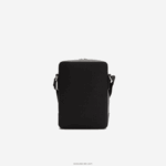 Lacoste תיק מצלמה אנכי מעור צ'נטקו תפור מט DZ4D0D2025 שחור 000 גברים - Image 3