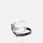 Lacoste תיק מצלמה עגול ברצועה ממותגת DZ4D0D2877 לפוני נואר l21 נשים - Image 4