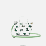 Lacoste תיק ננו בהדפס קומיקס DZ4D0D2883 blanc croc allover l05 נשים - Image 2