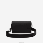 Lacoste תיק סגירת דש מעור עגל של שאנטאקו DZ4D0D1970 שחור 000 גברים