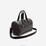 Lacoste תיק סוף השבוע בהדפס מונוגרמה מעורב DZ4D0D1940 מונוגרמה נואר גרי H45 גברים - Image 3