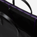 Lacoste תיק סוף שבוע ברצועת כתף קונטרסט DZ4D0D2823 noir samui k48 נשים - Image 3