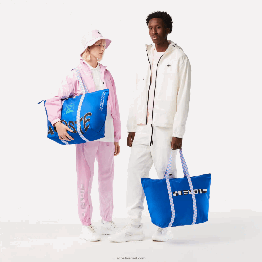 lacoste_d7aad799d7a7_d7a1d795d7a3_d7a9d791d795d7a2_d79ed7aad7a7d7a4d79c_dz4d0d2850_d79ed7a8d799d7a0d794_allover_l09_d7a0d7a9d799d79d.png Lacoste תיק סוף שבוע מתקפל DZ4D0D2850 מרינה allover l09 נשים - Image 1